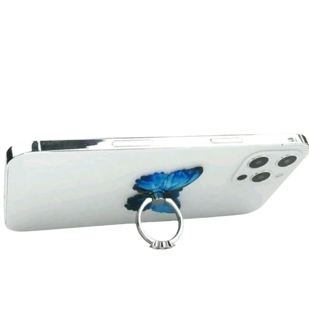 Cellphone Butterfly Diamond Ring Holder Rotates 360 Degrees, Cellphone Stand‎